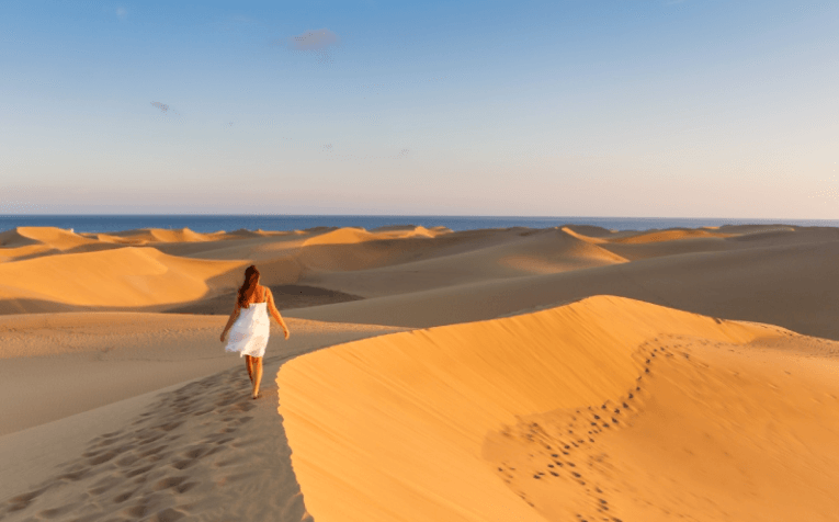 Sand dunes of Maspalomas - rent a car gran canaria cehap motor moto - 10 things to see
